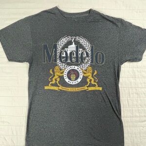 Modelo Beer Logo Gray T-Shirt Small
